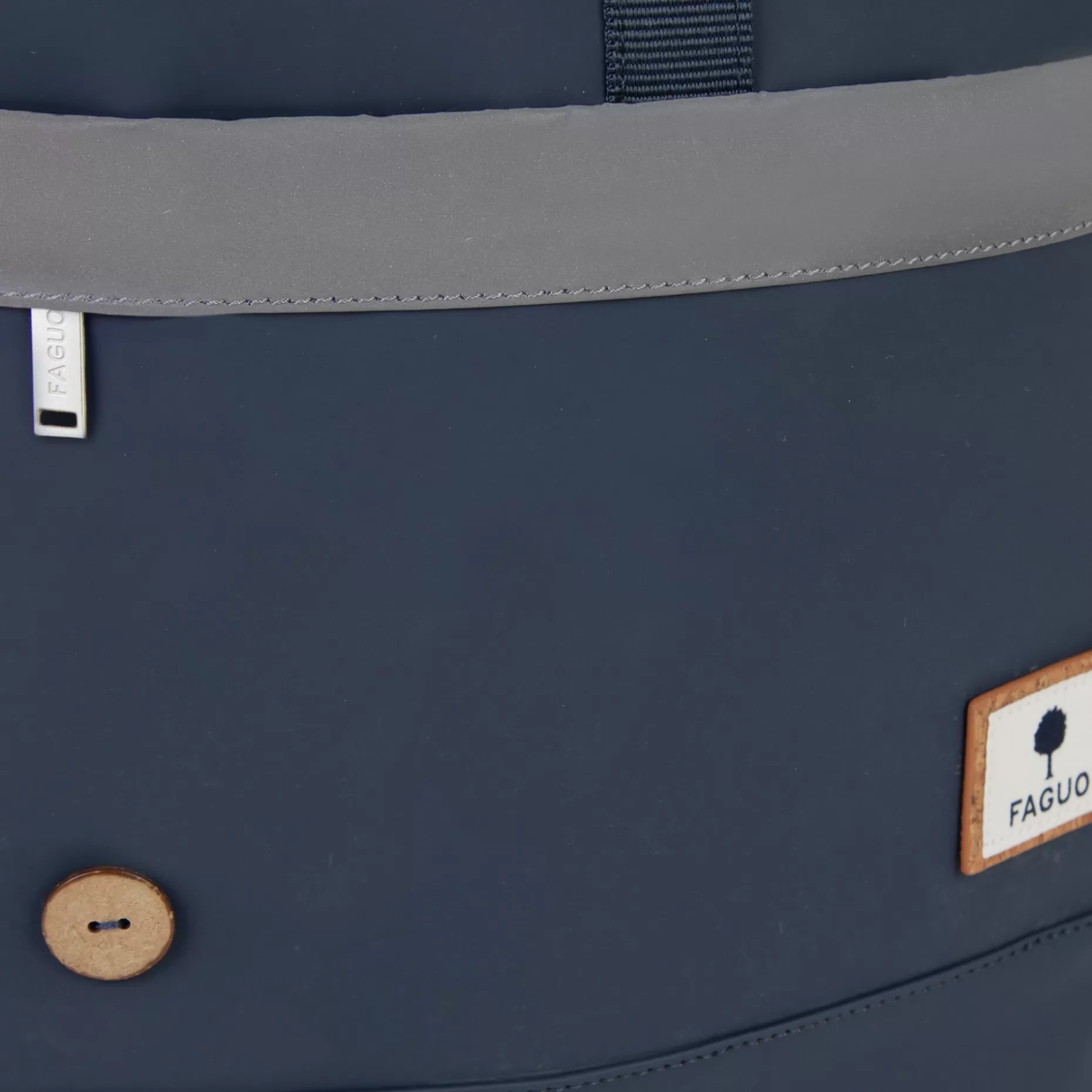 FAGUO Sacs Déperlants*Sac A Dos En Polyester Recycle Bleu & Bleu - Modele Cycling Large