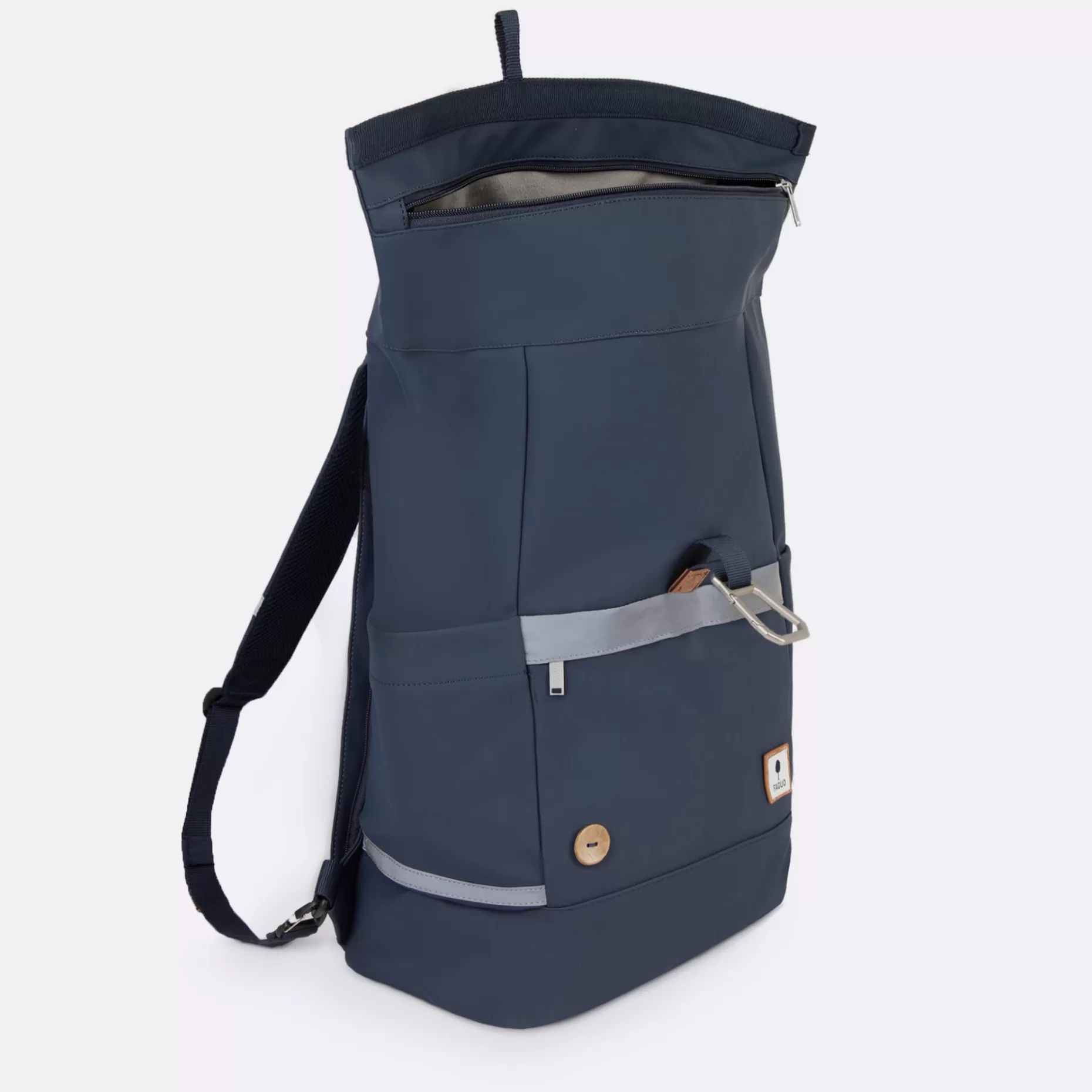 FAGUO Sacs Déperlants*Sac A Dos En Polyester Recycle Bleu & Bleu - Modele Cycling Large